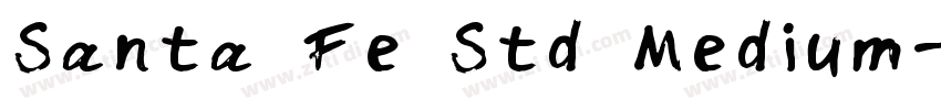 Santa Fe Std Medium字体转换